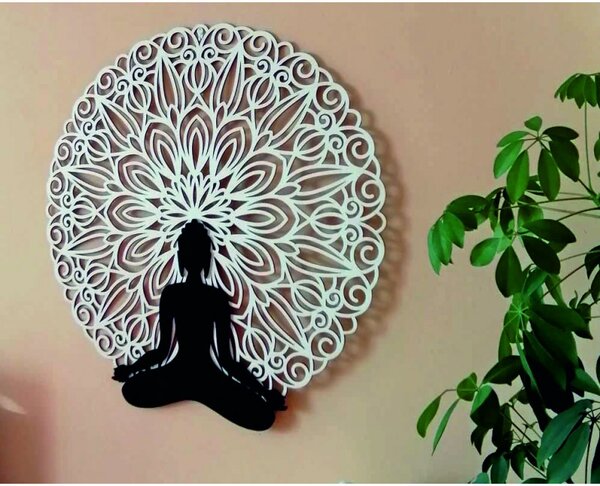 Sentop - Mandala 3D-s kép a Buddha mandala színes design falán