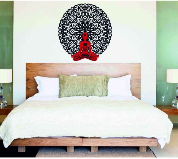 3D falfestmény Buddha mandalában 50, 70, 90 cm