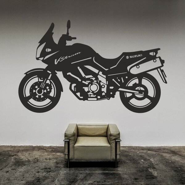 Stílusos falfestmény motorkerékpárra - SUZUKI