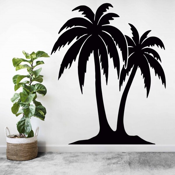 Faragott festmény egy pálmafa falán - TROPICAL | SENTOP