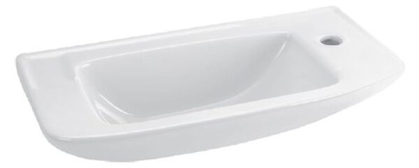 Mosdó Ideal Standard Eurovit 50x23,5 cm fehér színben fényes felülettel csaptelep nyílás nélkül R421001