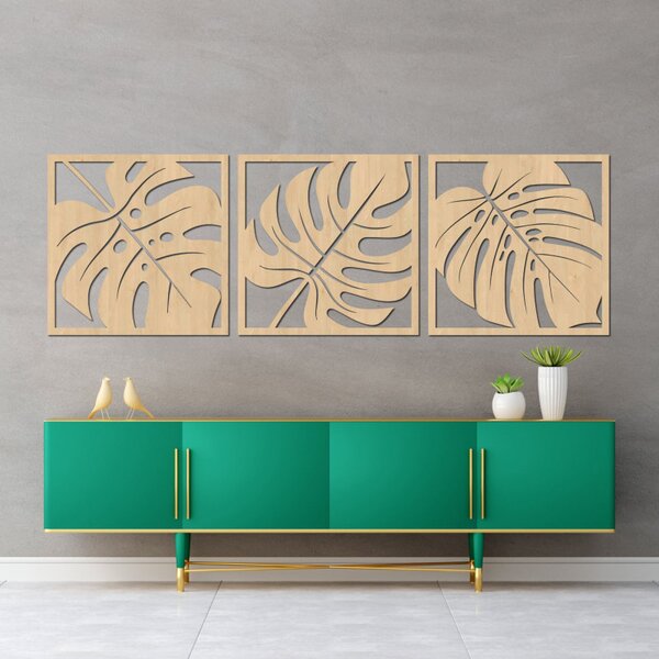 Természetes monstera faldekoráció - SELERE
