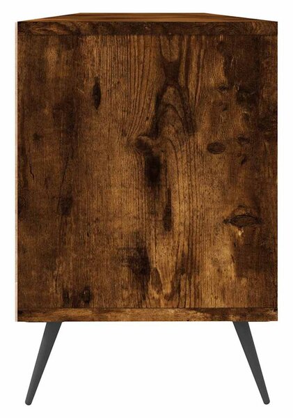 Füstös tölgy színű szerelt fa TV-szekrény 150 x 30 x 44,5 cm