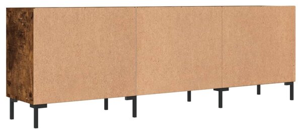 Füstös tölgy színű szerelt fa TV-szekrény 150 x 30 x 44,5 cm