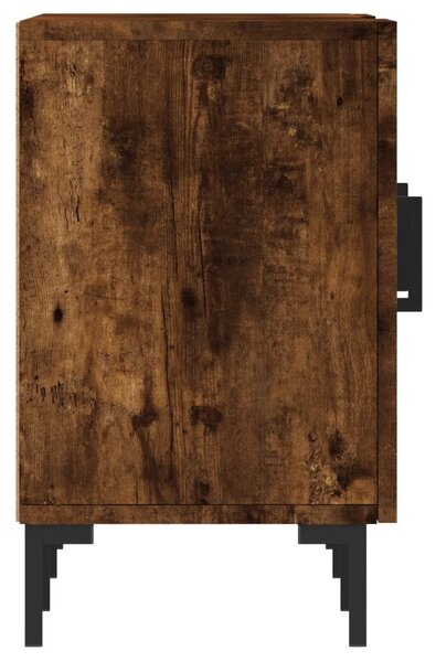 Füstös tölgy színű szerelt fa TV-szekrény 150 x 30 x 44,5 cm