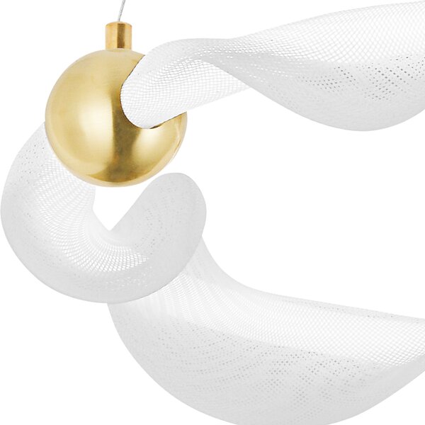 LED lámpa G010-CP WHITE/GOLD