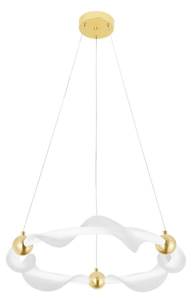 LED lámpa G010-CP WHITE/GOLD