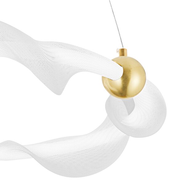 LED lámpa G010-CP WHITE/GOLD