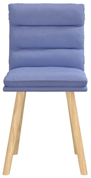 Étkezőszékek 2 db Jeans kék szövet