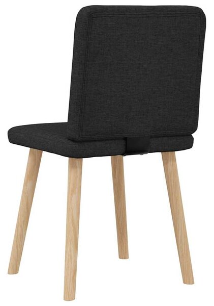 2 db fekete szövet étkezőszék