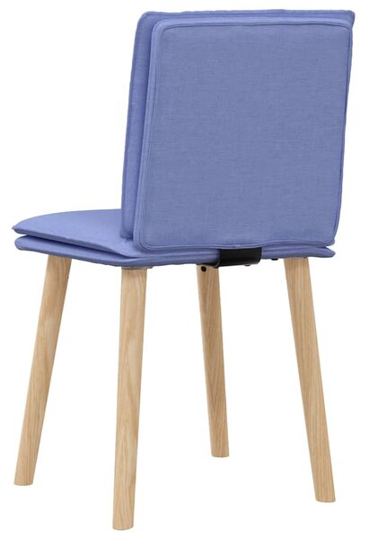 Étkezőszékek 2 db Jeans kék szövet