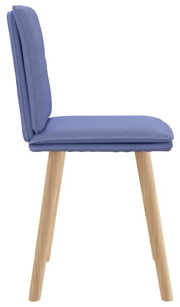 Étkezőszékek 2 db Jeans kék szövet