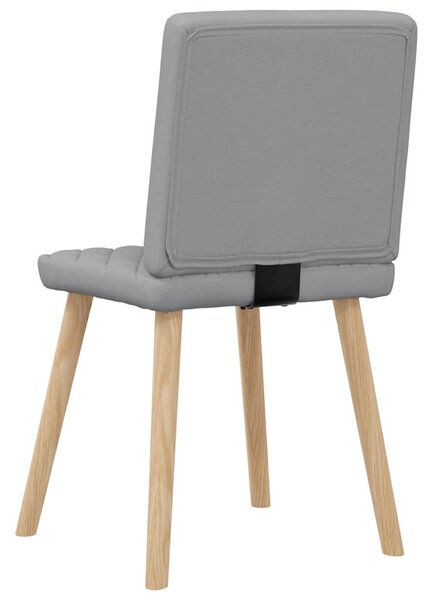 4 db világosszürke szövet étkezőszék