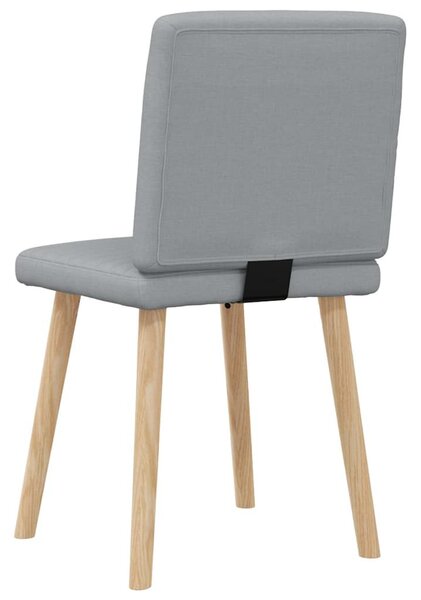 2 db világosszürke szövet étkezőszék
