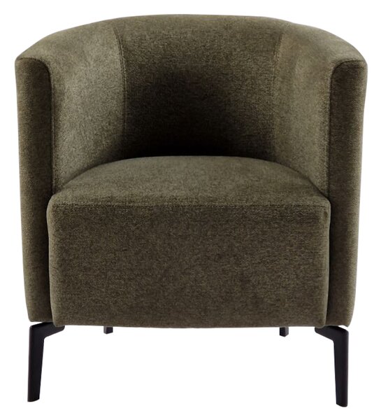 KONDELA Design fotel, zöld/fekete, KAPY