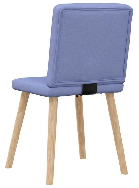 Étkezőszékek 6 db Jeans kék szövet