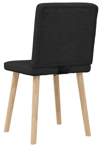 2 db fekete szövet étkezőszék