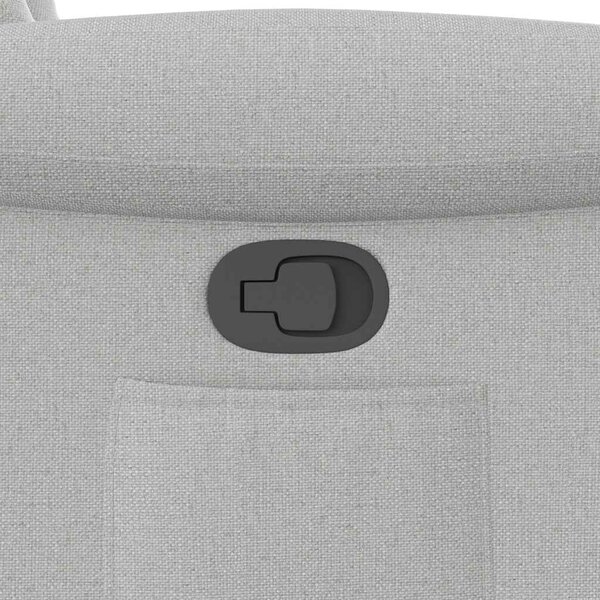 Felhőszürke szövet dönthető fotel