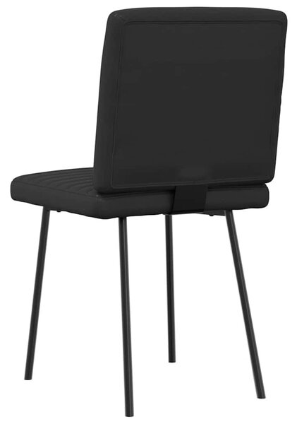 4 db fekete műbőr étkezőszék