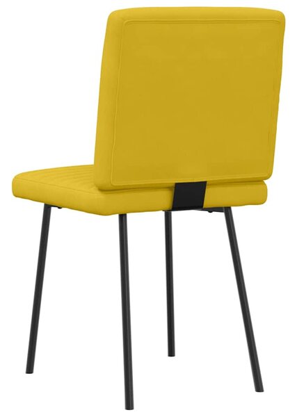 2 db sárga bársony étkezőszék
