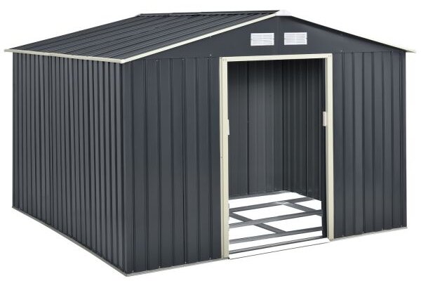 Juskys Kerti házikó XXL 277×319×192 cm - antracit