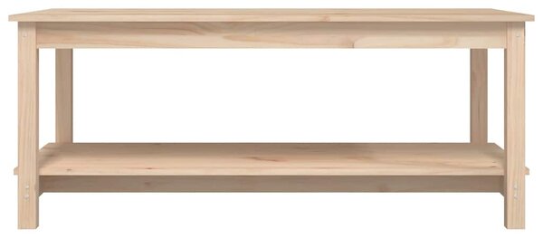 Tömör fenyőfa dohányzóasztal 110 x 55 x 45 cm
