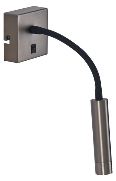 2 db modern antracit fali lámpa USB-C-vel - Gosna