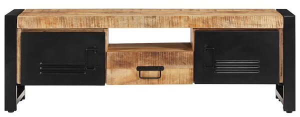 Tömör mangófa TV-szekrény 120 x 30 x 40 cm