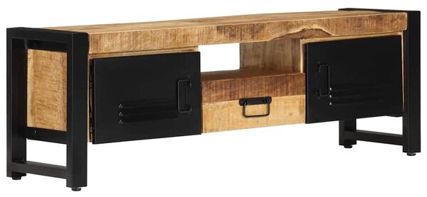Tömör mangófa TV-szekrény 120 x 30 x 40 cm
