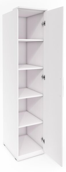 Polcosszekrény Centaury Typ 17 (fehér + fényes fehér)