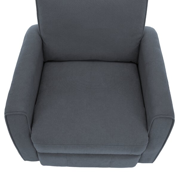 KONDELA Relax forgószék fotel, szürke, MEKENZI