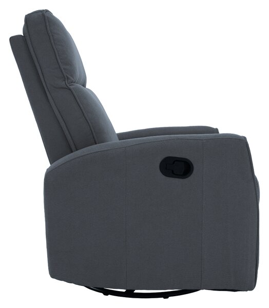 KONDELA Relax forgószék fotel, szürke, MEKENZI