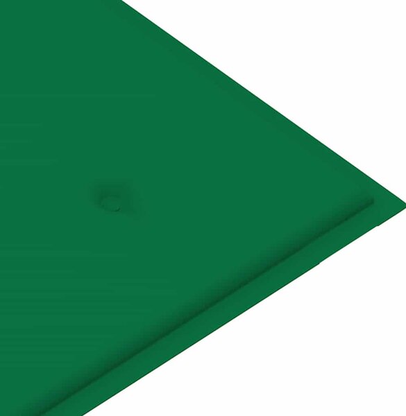 2 személyes tömör eukaliptuszfa kerti pad párnával 120 cm