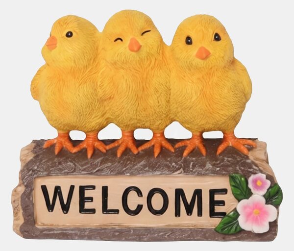 Sinsay - Álló kerti dekoráció „Welcome” felirattal - sárga