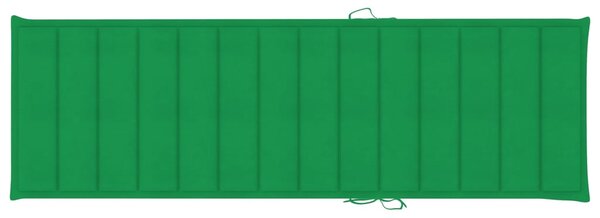 Tömör akácfa kerti napozóágy párnával