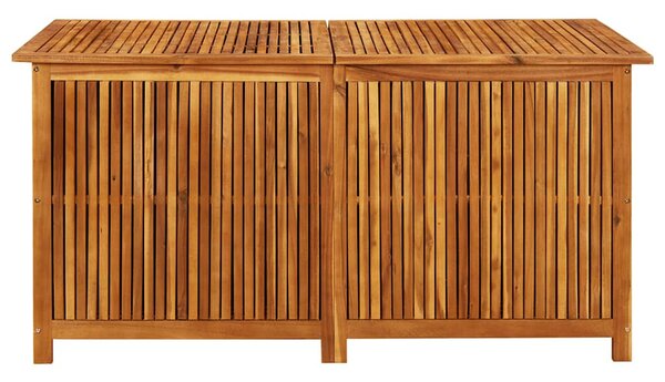 Tömör akácfa kerti tárolóláda 150 x 80 x 75 cm