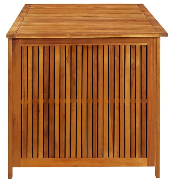 Tömör akácfa kerti tárolóláda 150 x 80 x 75 cm