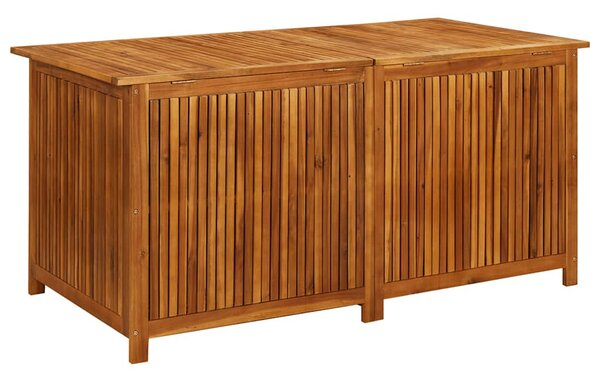 Tömör akácfa kerti tárolóláda 150 x 80 x 75 cm