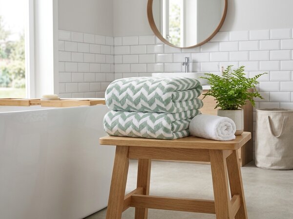 Gyorsan száradó törölköző SWIFTURA 50x100 cm mentás, 100% mikroszál
