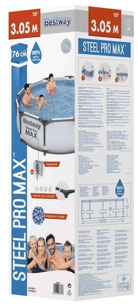 Bestway Steel Pro MAX 305x76cm Fémvázas medence (56406)