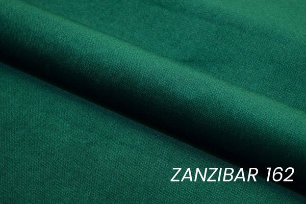 Nutri jobbos kanapéágy tárolóval - zöld velúr Zanzibar 162, 186x90/100 cm