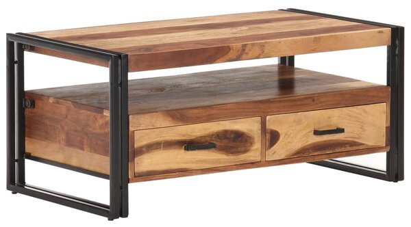 Tömör akácfa dohányzóasztal 100 x 55 x 45 cm