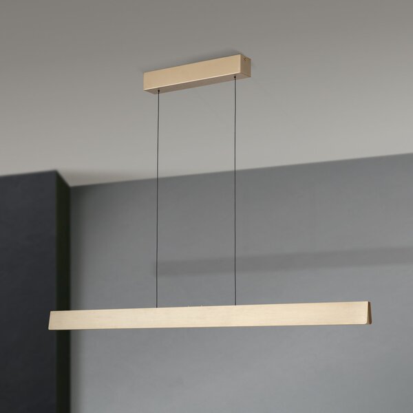 TARA modern CCT LED függőlámpa , matt arany, 1200lm