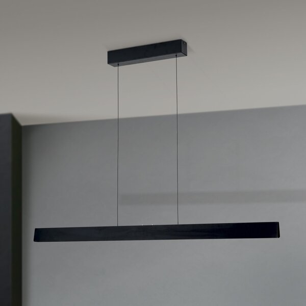 TARA modern CCT LED függőlámpa , fekete, 1200lm