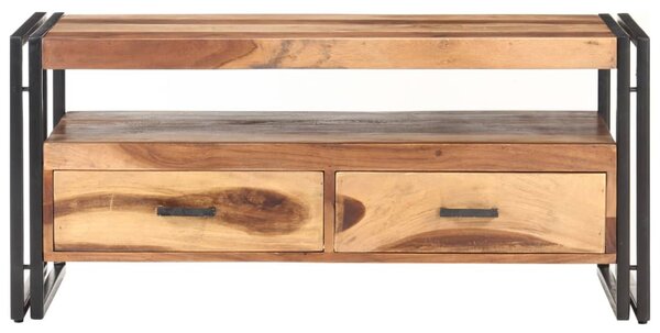 Tömör akácfa dohányzóasztal 100 x 55 x 45 cm