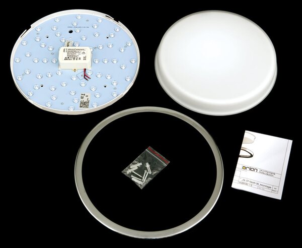 LEROX modern LED mennyezeti lámpa , króm, 2100lm