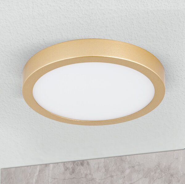 LERO modern LED mennyezeti lámpa , matt arany, 1300lm