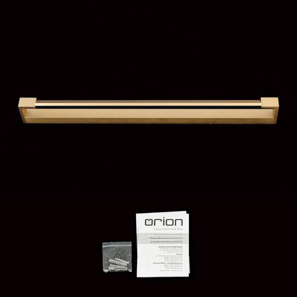 MARILYN modern LED fürdőszobai tükörmegvilágító , arany, 2200lm