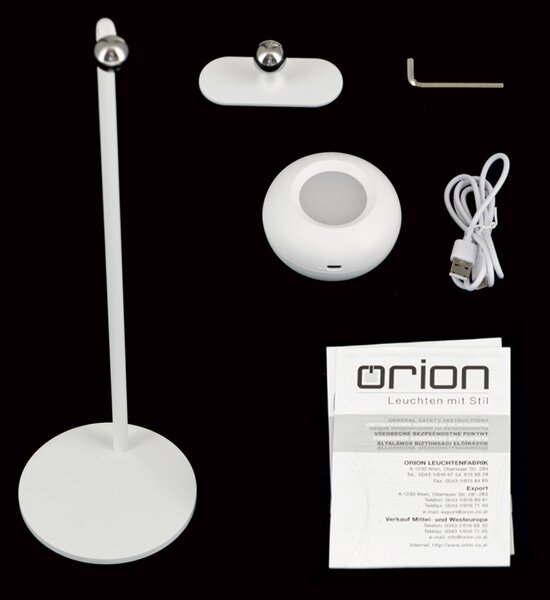 KERBY modern CCT LED asztali lámpa , fehér, 150lm