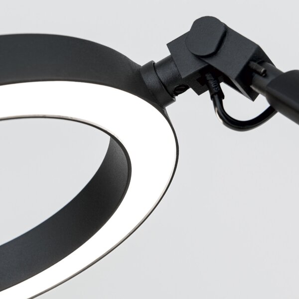RINGO modern LED asztali lámpa , fekete, 1100lm